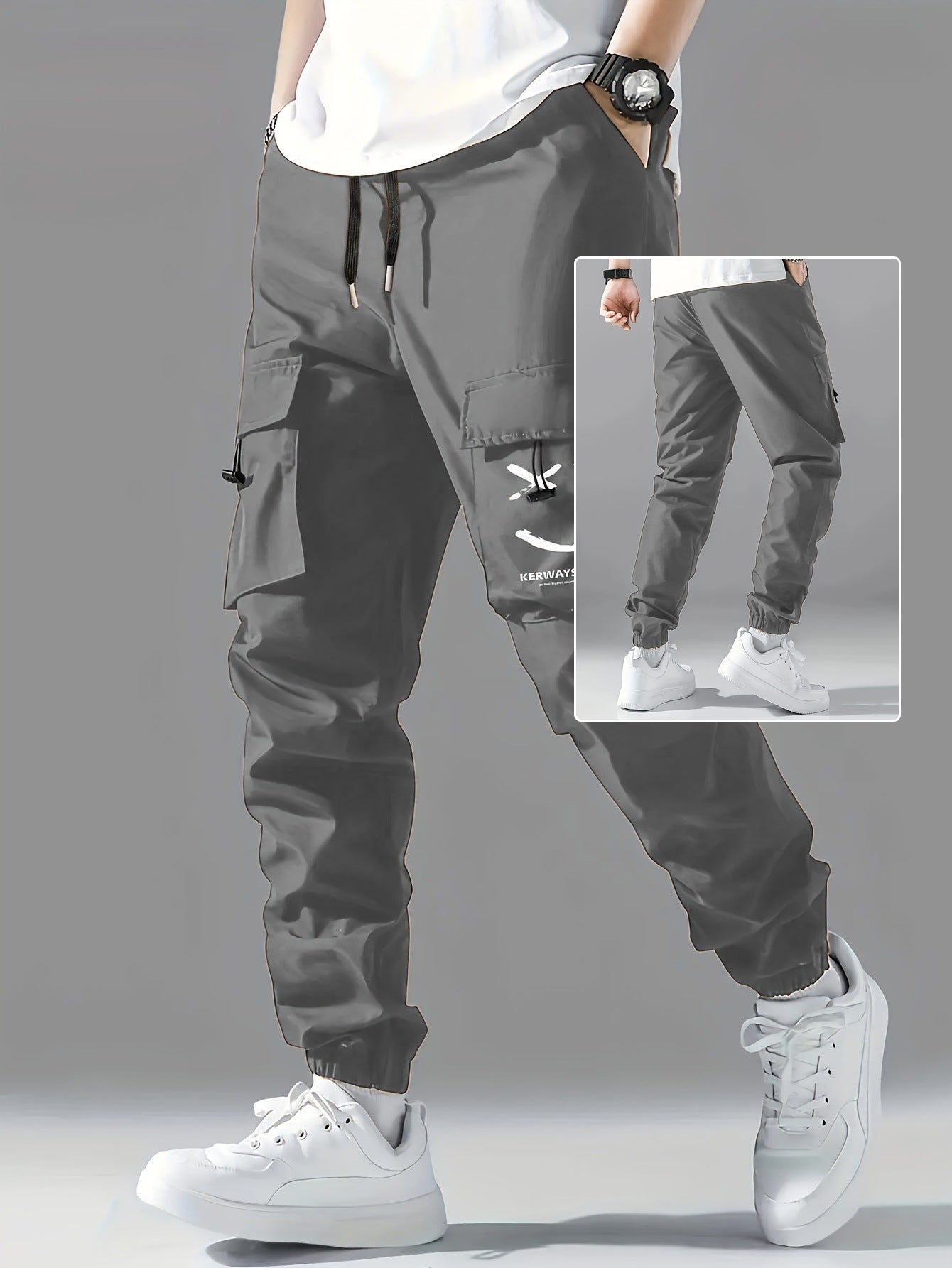 Men's Casual Straight Leg Pants Durable