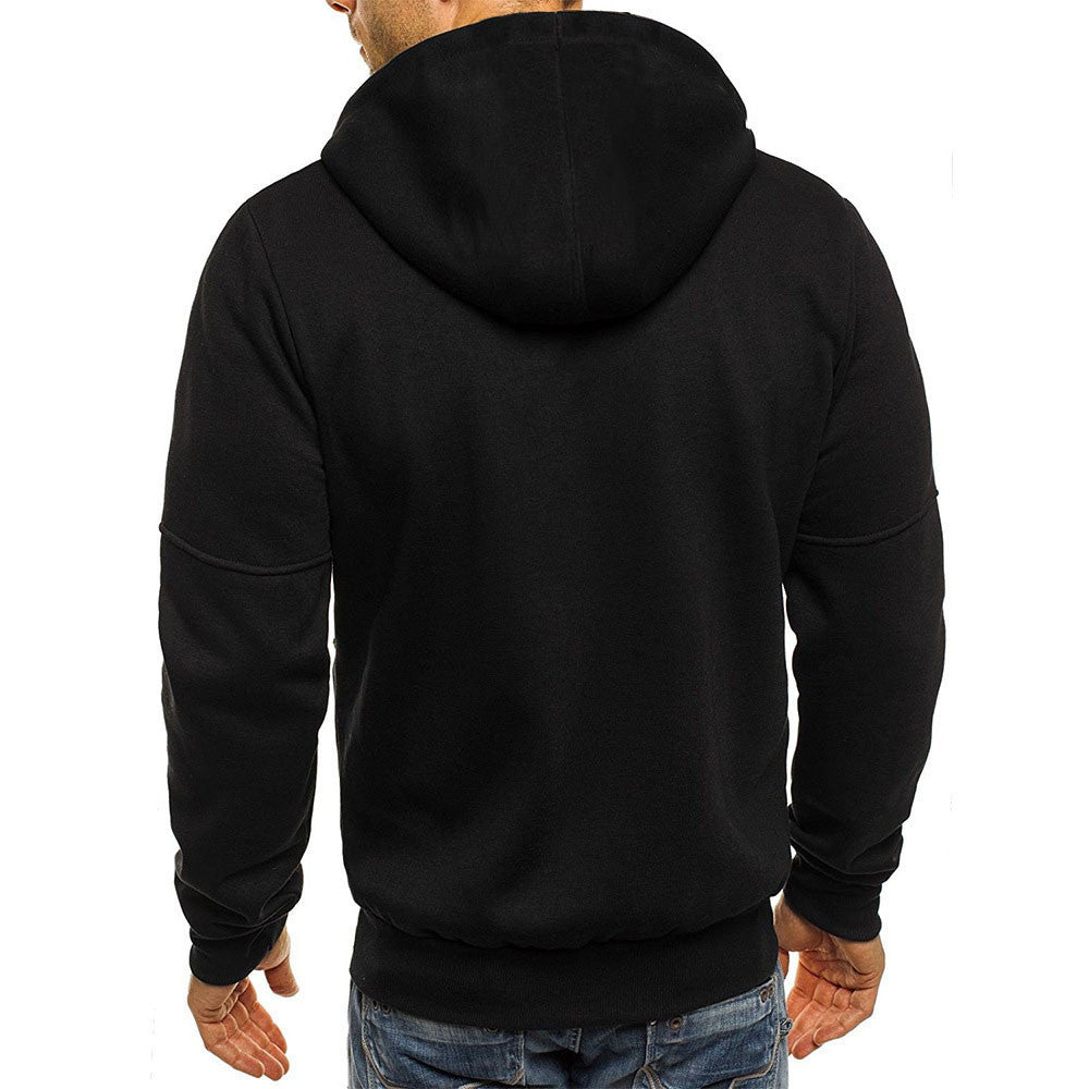 Men's Casual Sports Zip-Up Hoodie