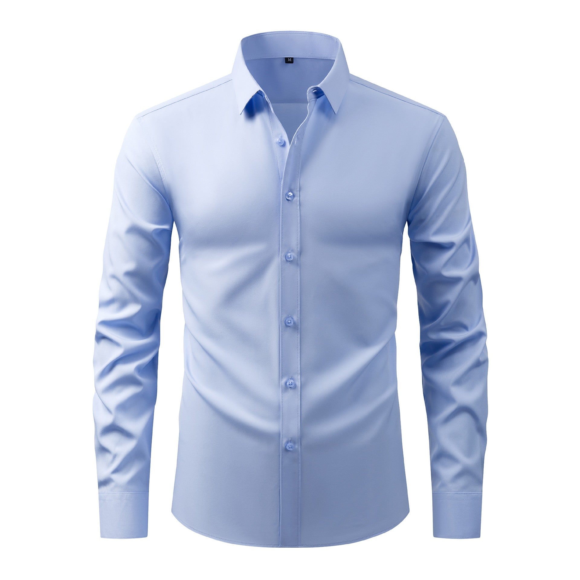 Men's 4-Way Stretch Solid Color Shirt