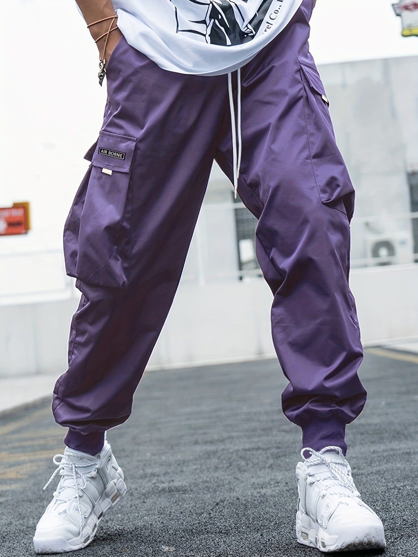 Men's Casual Loose Multi-Pocket Cargo Pants
