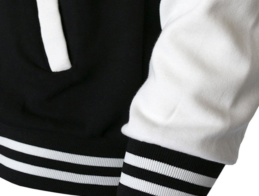 Men's Casual Loose Fit Cotton Sports Jacket