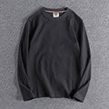 Maglia Uomo Cotone Manica Lunga Ricamo Lettere