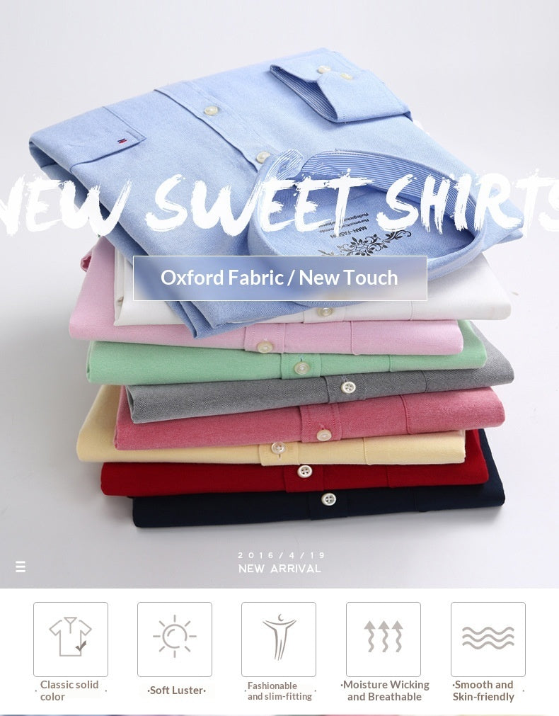 Men's Slim Fit Striped Cotton Blend Shirt