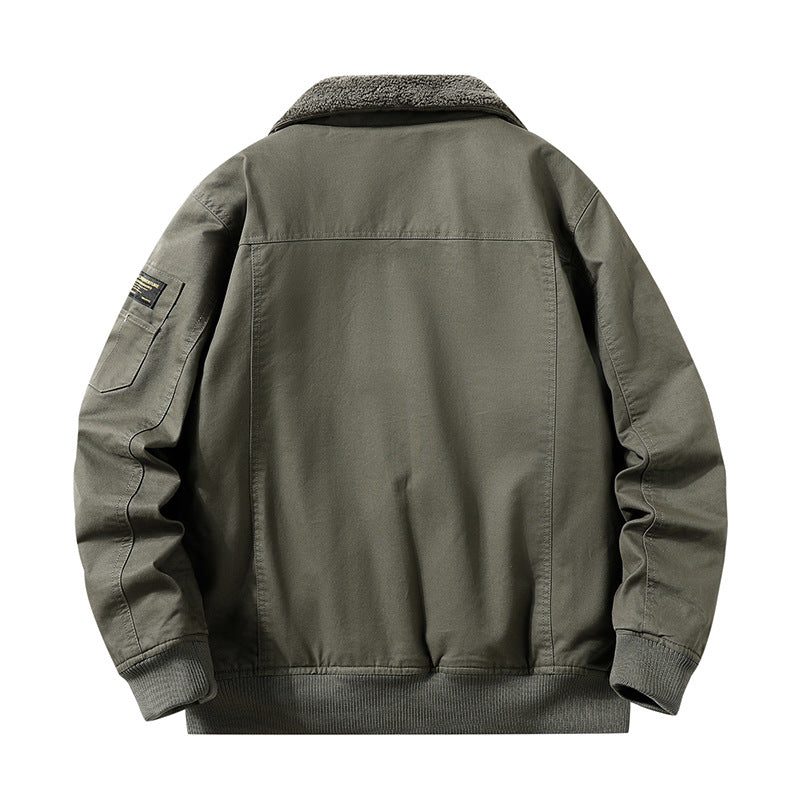Giacca Aviatore Uomo Pile Cappuccio Taglie Forti