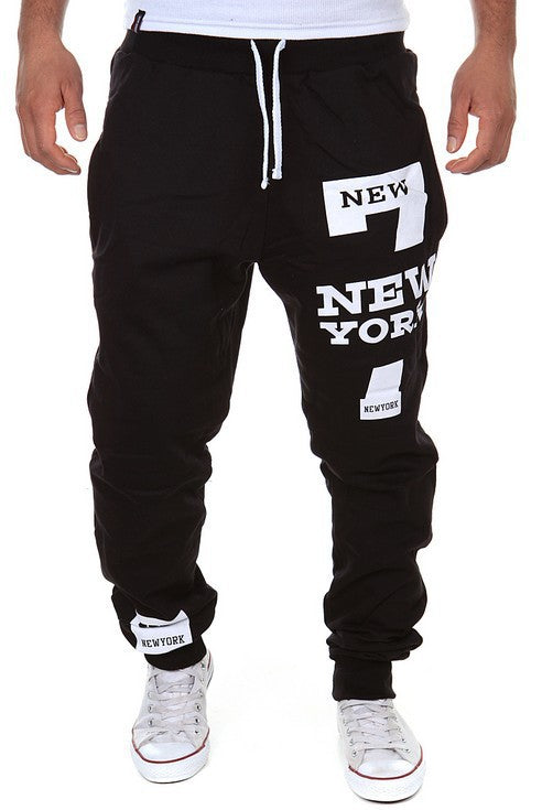 Men's Comfortable Cotton Jogging Pants for Leisure Time