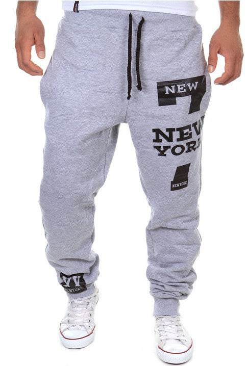 Men's Comfortable Cotton Jogging Pants for Leisure Time