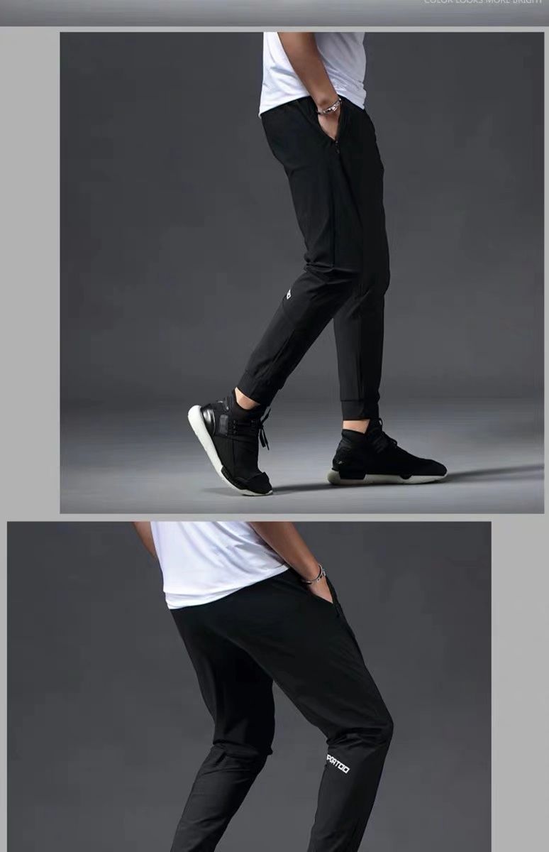 Men's 3/4 Nylon Outdoor Loose Sports Pants