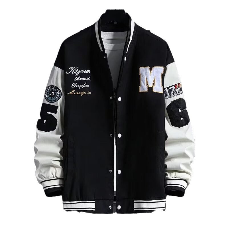 Men's Baseball Jacket Streetwear Letter Print
