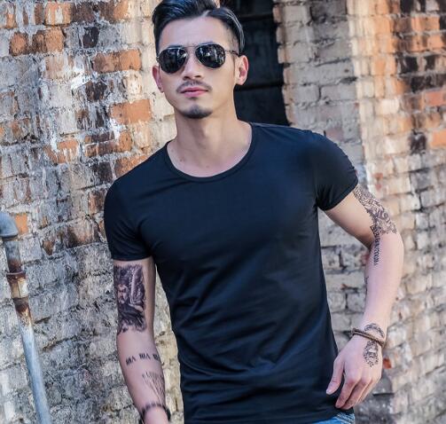 Men's Summer Lightweight Bamboo Fiber T-Shirt
