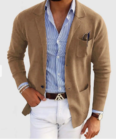 Men's Double Button Spring Casual Jacket