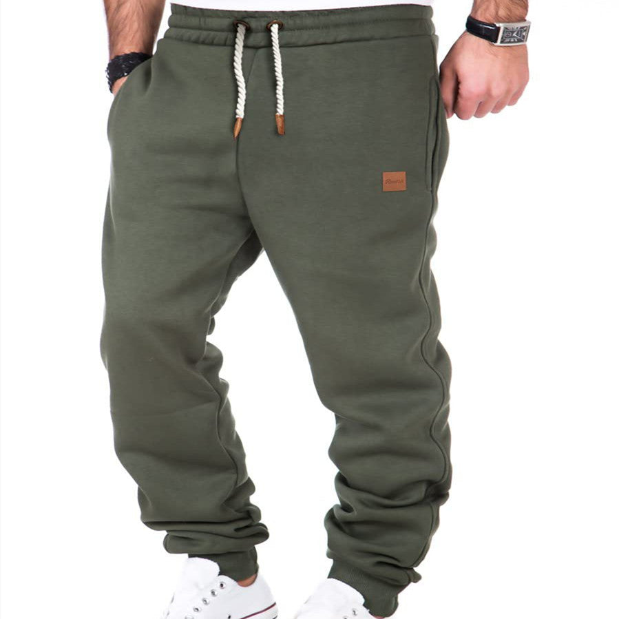Men's Straight Leg Cotton Sports Pants