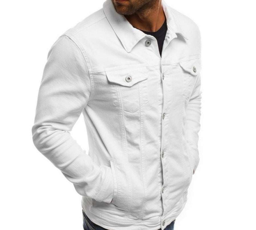 Giacca Uomo Cotone Casual Primaverile