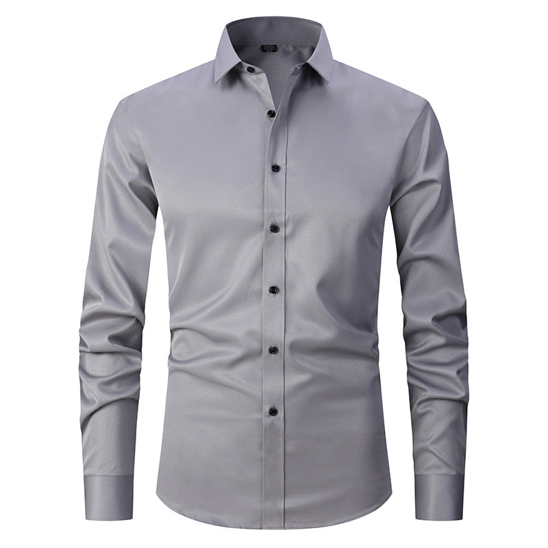 Men's Long Sleeve Stretch Shirt 14 Colors