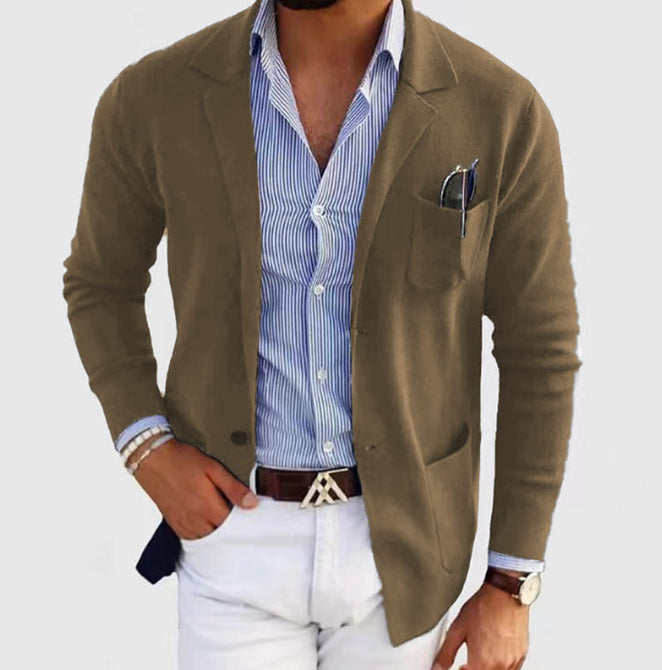 Men's Double Button Spring Casual Jacket