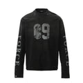 Maglia Uomo Vintage Effetto Consumato Oversize