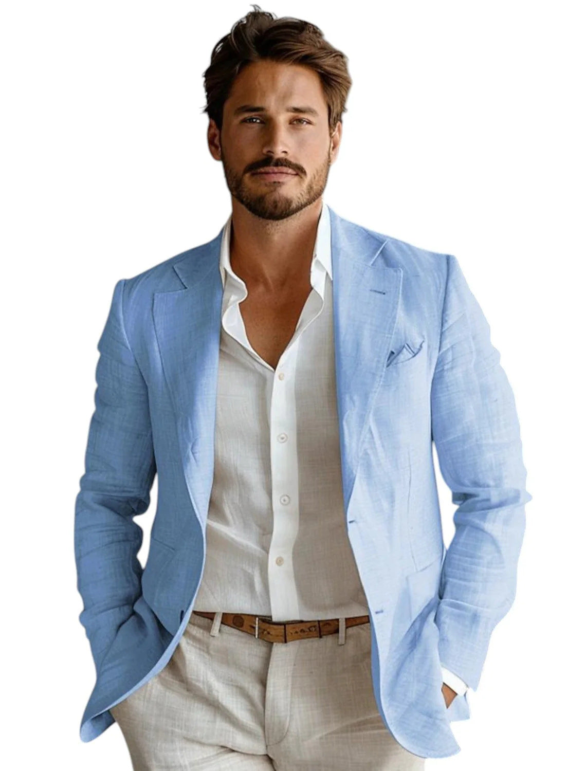 Men's Lightweight Casual Graphic Print Jacket