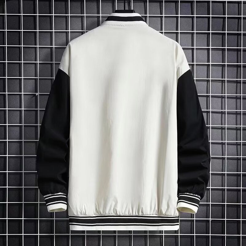 Men's Baseball Jacket Streetwear Letter Print