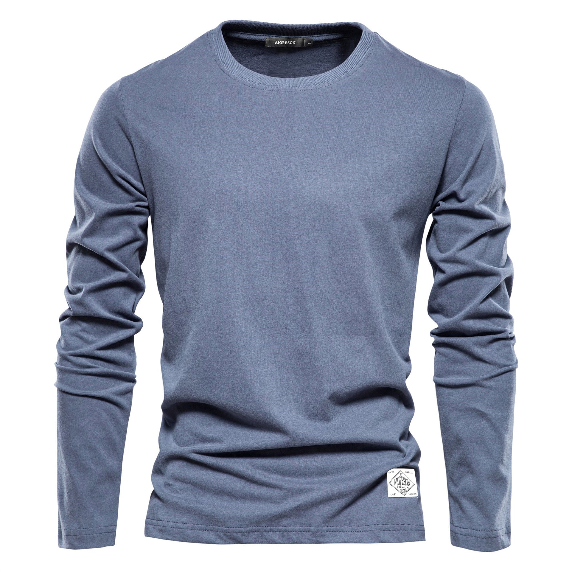 Men's Basic Round Neck Cotton T-Shirt