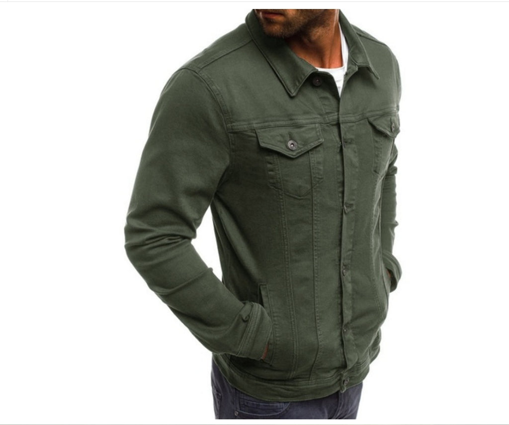 Giacca Uomo Cotone Casual Primaverile