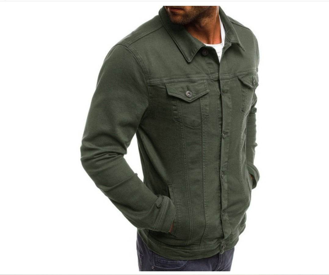 Giacca Uomo Cotone Casual Primaverile