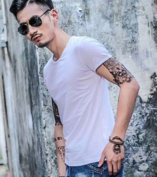 Men's Summer Lightweight Bamboo Fiber T-Shirt