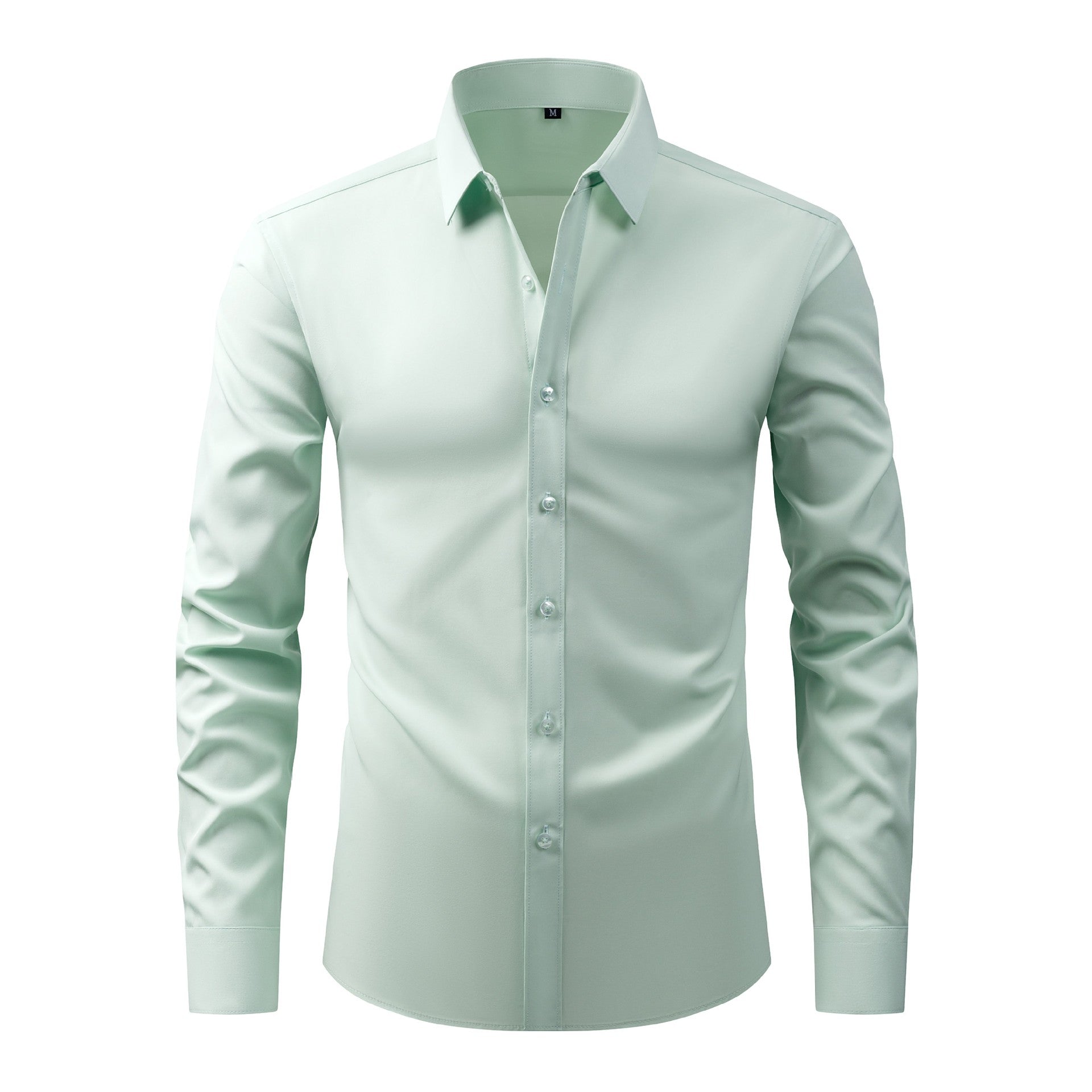 Men's 4-Way Stretch Solid Color Shirt