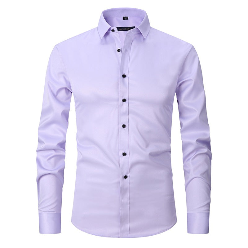 Men's Long Sleeve Stretch Shirt 14 Colors