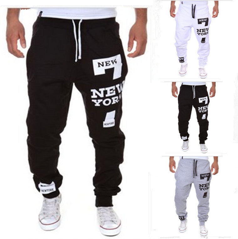 Men's Comfortable Cotton Jogging Pants for Leisure Time