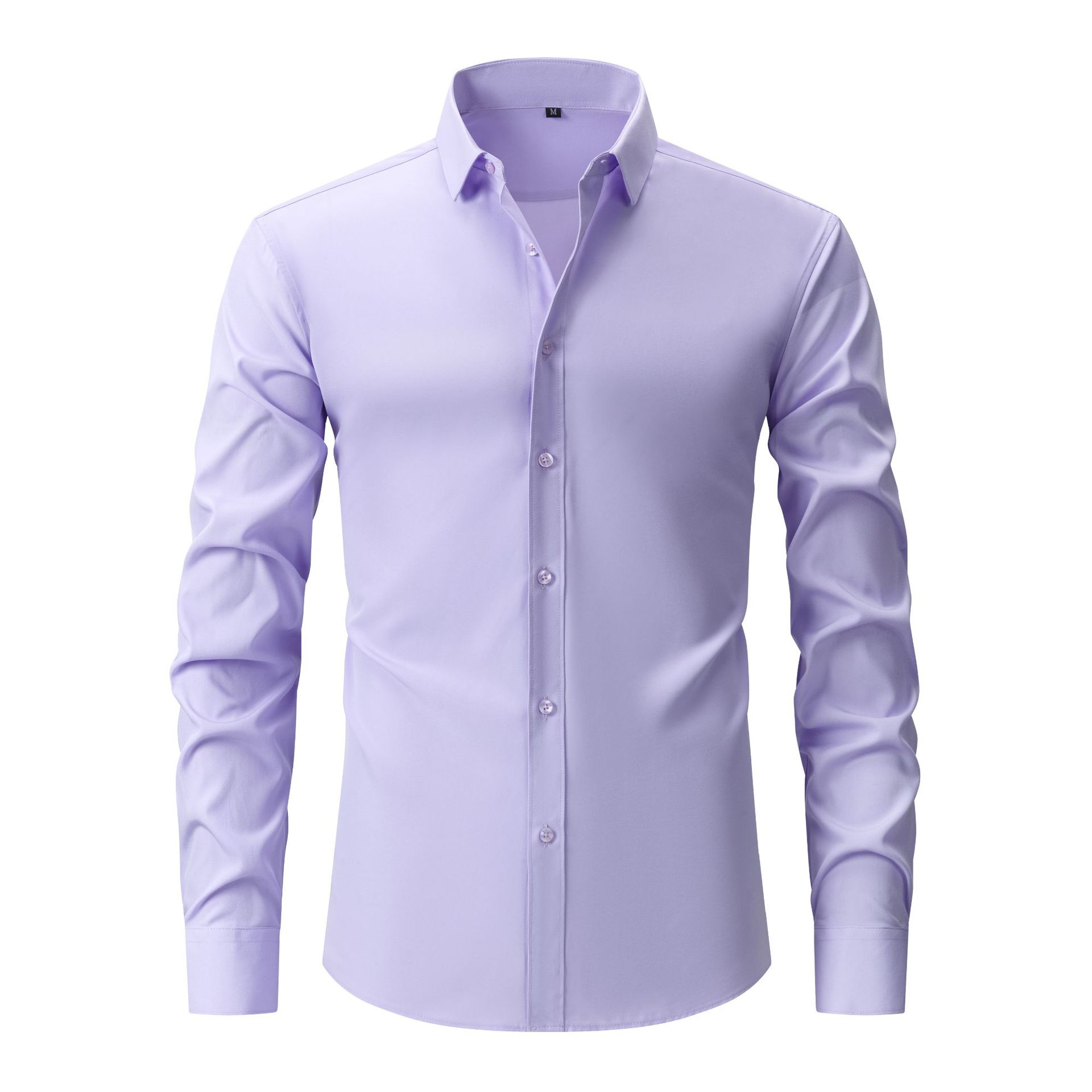 Men's 4-Way Stretch Solid Color Shirt