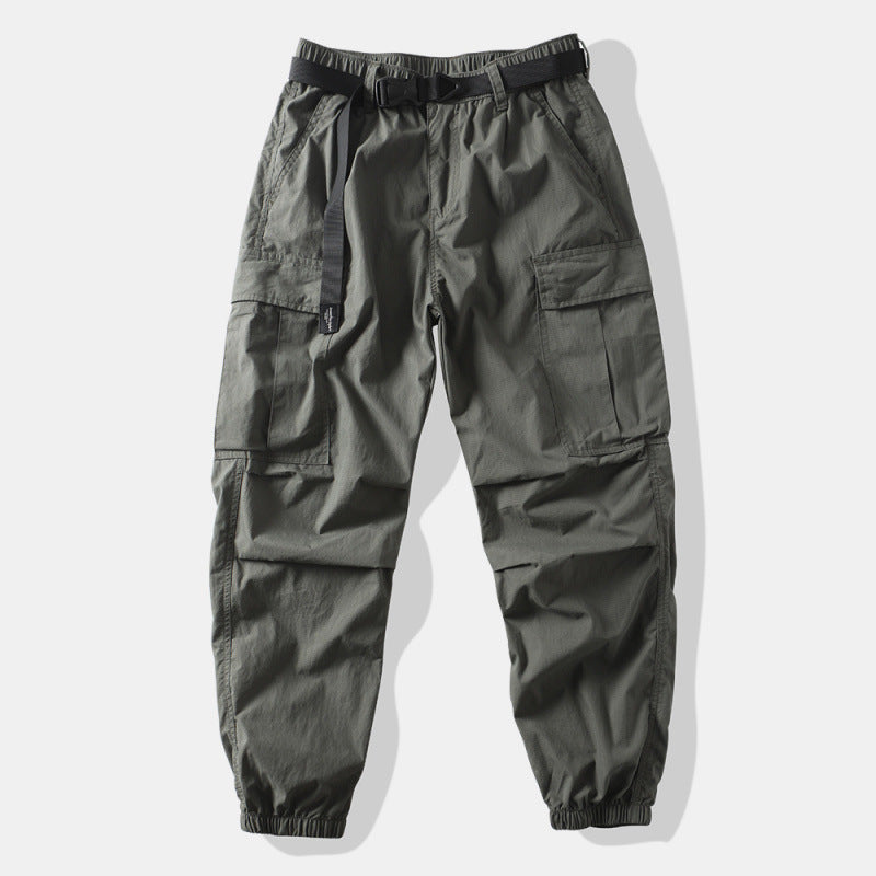 Pantaloni Cargo Uomo Primaverili Gamba Dritta