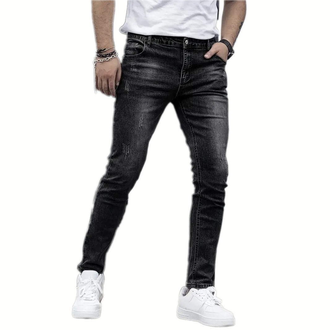 Men's Stretch Cotton Spandex Basic Jeans