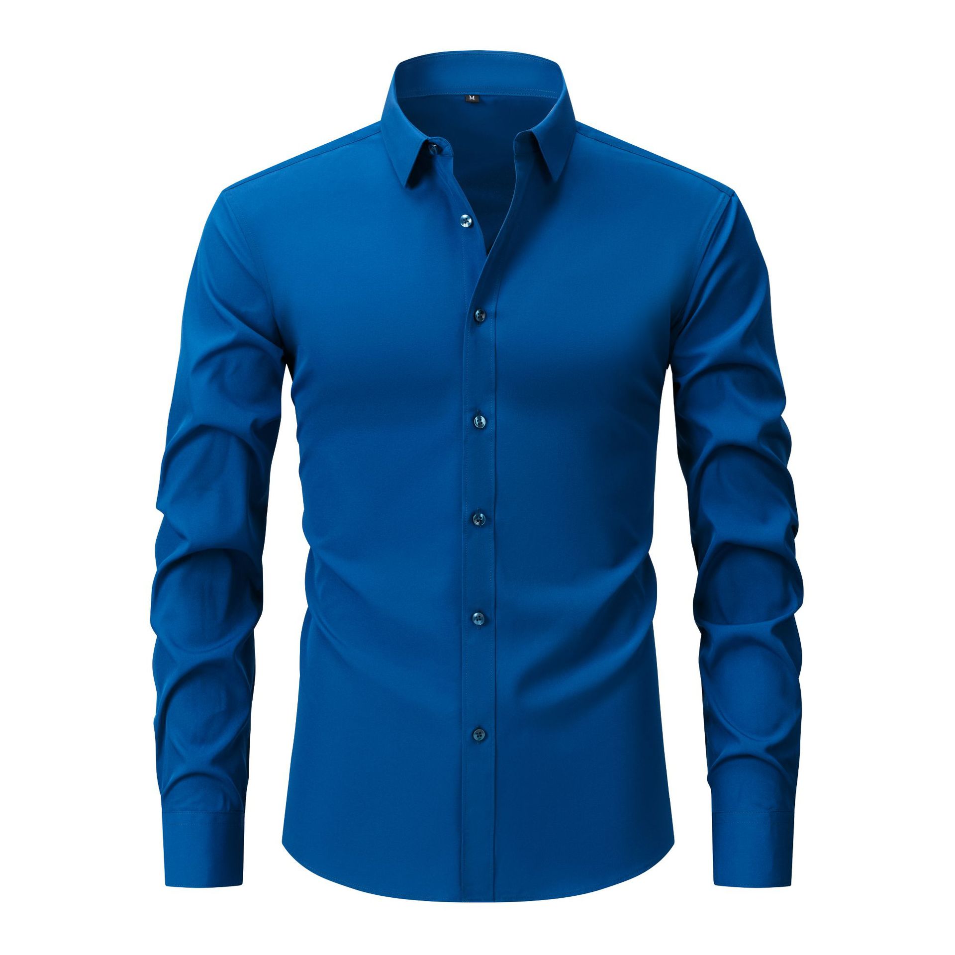 Men's 4-Way Stretch Solid Color Shirt