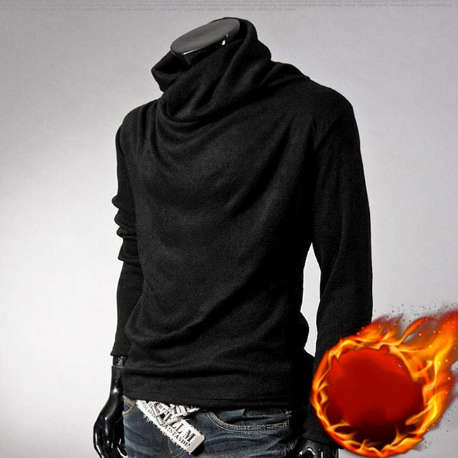 Men's Long Sleeve Slim Fit Cotton T-Shirt