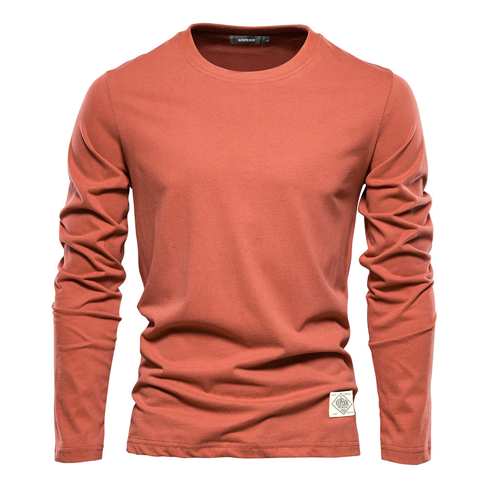 Men's Basic Round Neck Cotton T-Shirt