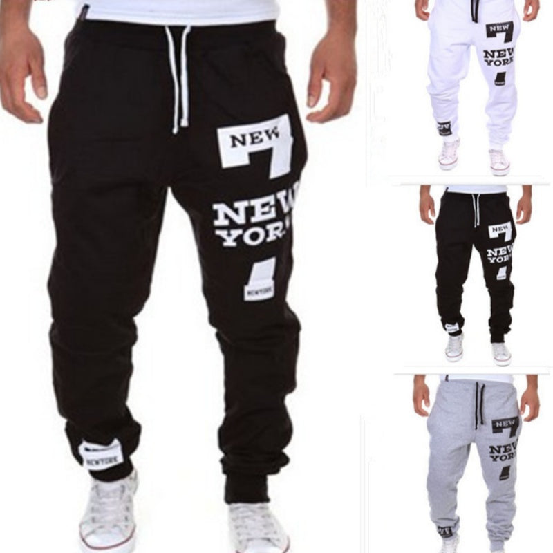 Men's Comfortable Cotton Jogging Pants for Leisure Time