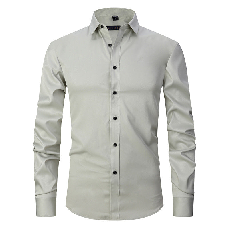 Men's Long Sleeve Stretch Shirt 14 Colors