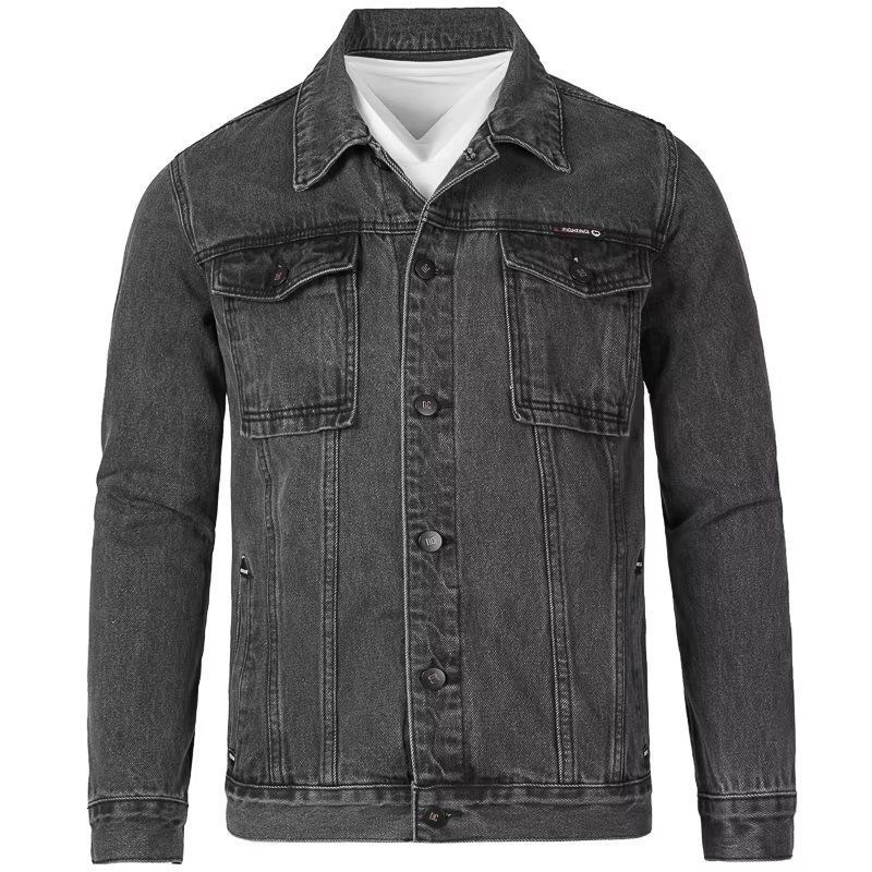 Men's Korean Style Slim Fit Cotton Denim Jacket