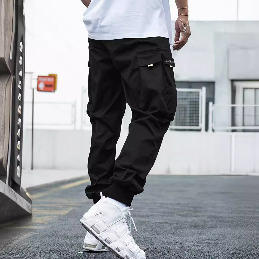 Men's Casual Loose Multi-Pocket Cargo Pants