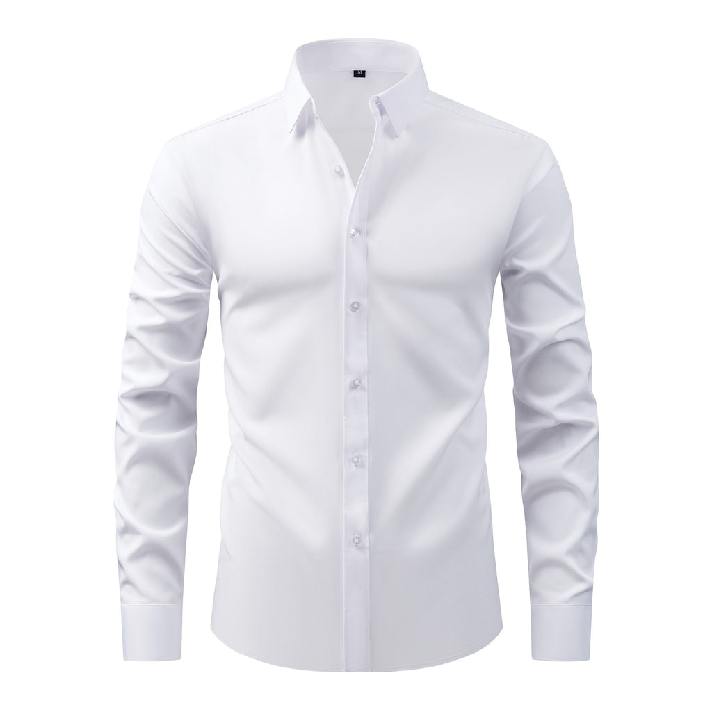 Men's 4-Way Stretch Solid Color Shirt