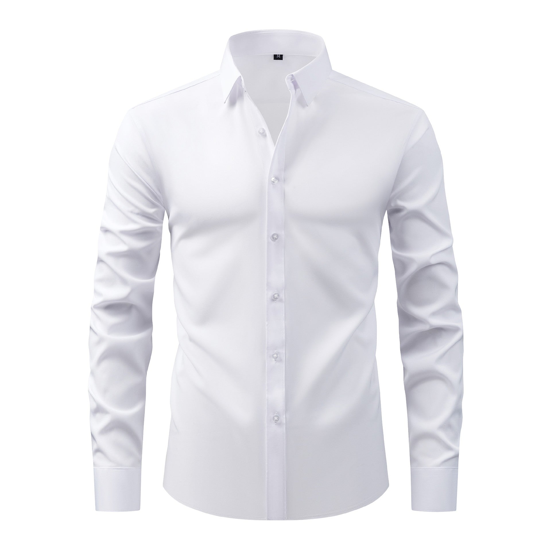 Men's 4-Way Stretch Solid Color Shirt