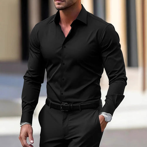 Camicia Uomo  Manica Lunga Casual