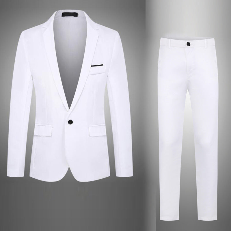 Men's Elegant Formal Suit Jacket Pants