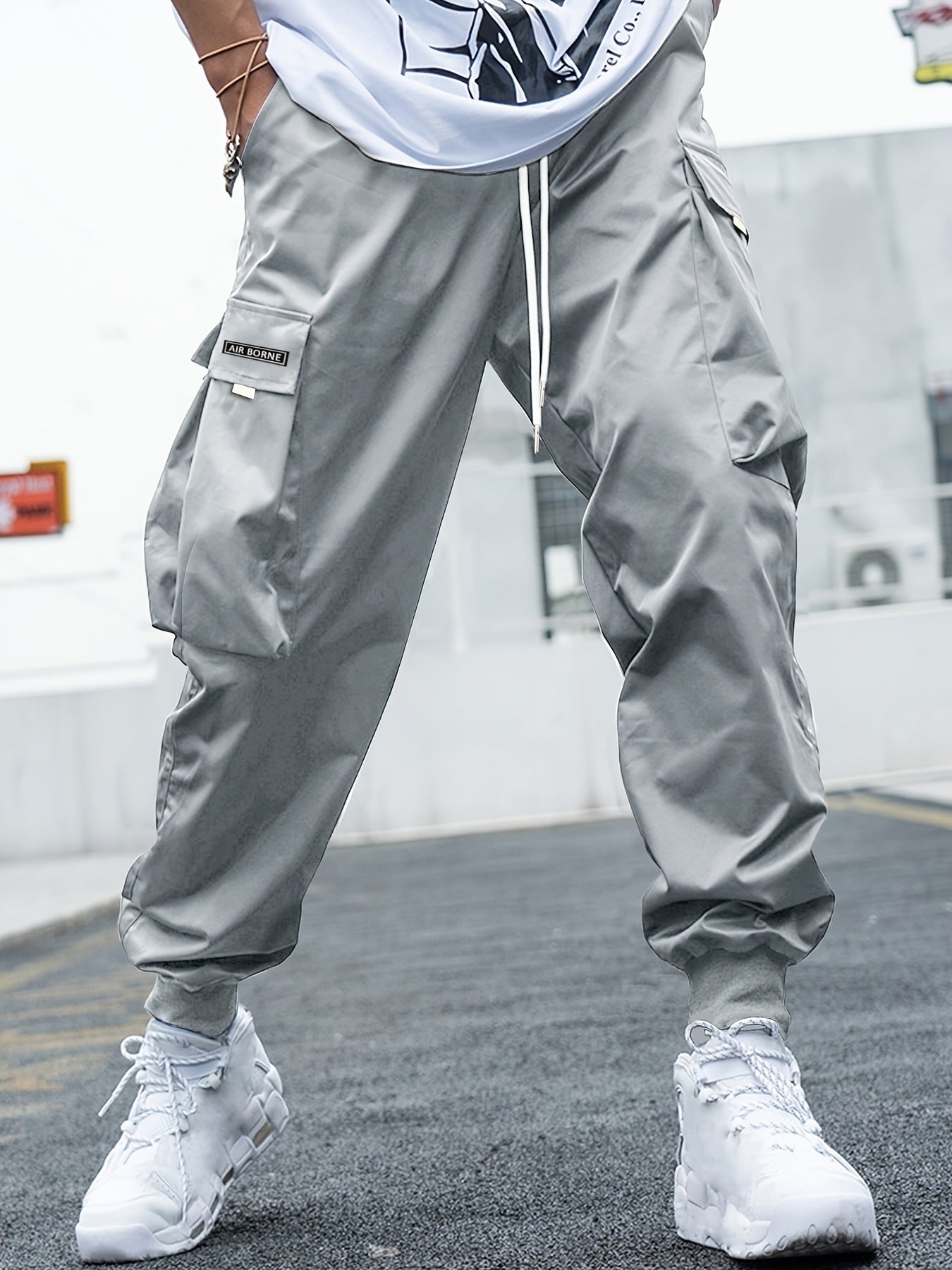 Men's Casual Loose Multi-Pocket Cargo Pants