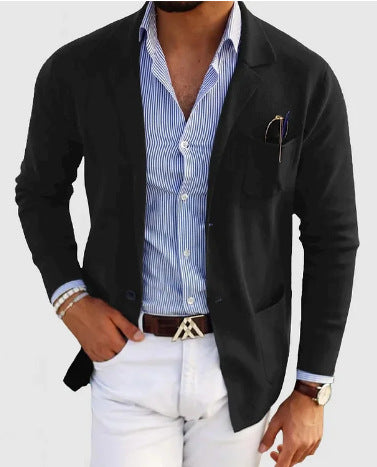 Men's Double Button Spring Casual Jacket