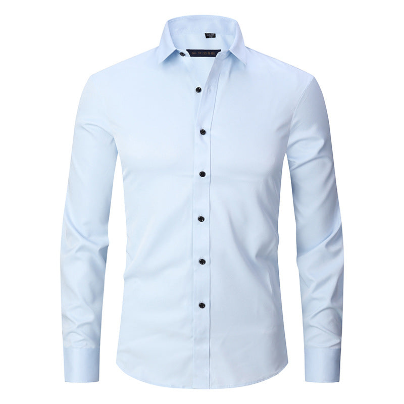 Men's Long Sleeve Stretch Shirt 14 Colors