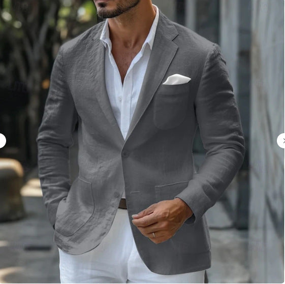 Men's Lightweight Casual Graphic Print Jacket
