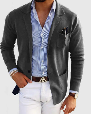 Men's Double Button Spring Casual Jacket