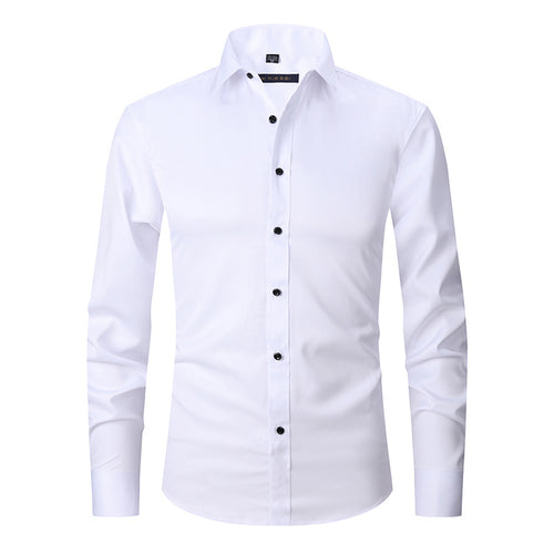 Camicia Uomo Elasticizzata Manica Lunga 14 Colori