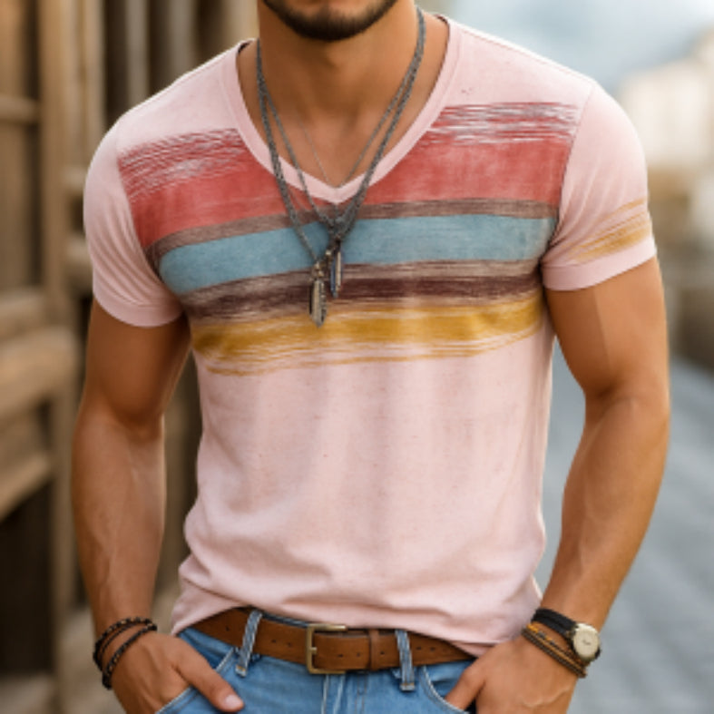 Men's 3D Printed Oversized Summer T-Shirt