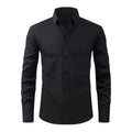 Men's 4-Way Stretch Solid Color Shirt